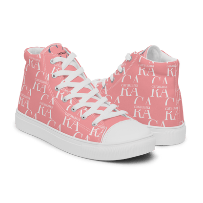 CARAUANA Hip Hop canvas shoes Pink Branded Carauana Store