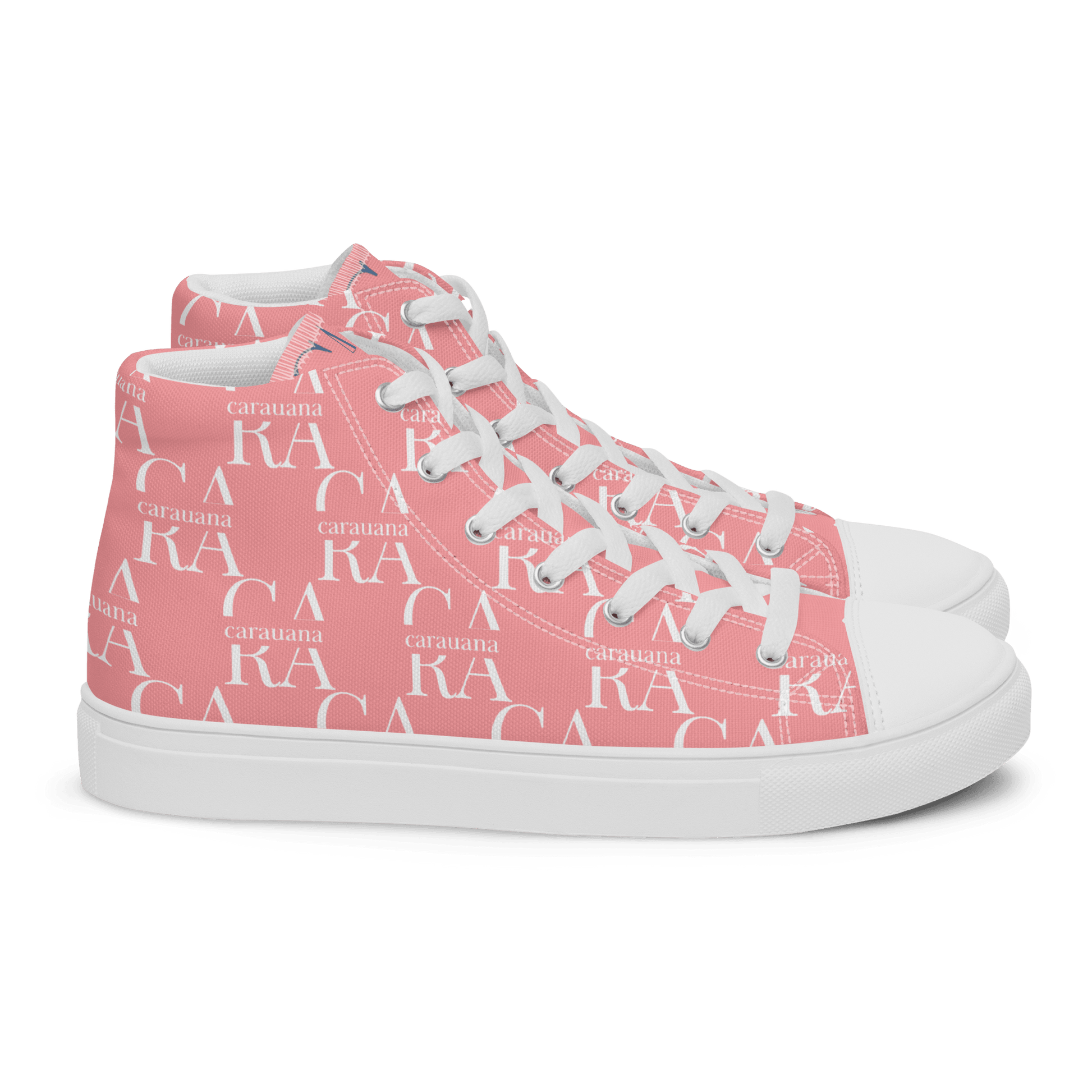 CARAUANA Hip Hop canvas shoes Pink Branded Carauana Store