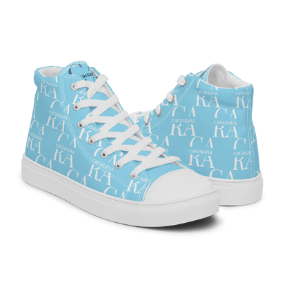 CARAUANA Hip Hop canvas shoes sky blue Branded Carauana Store