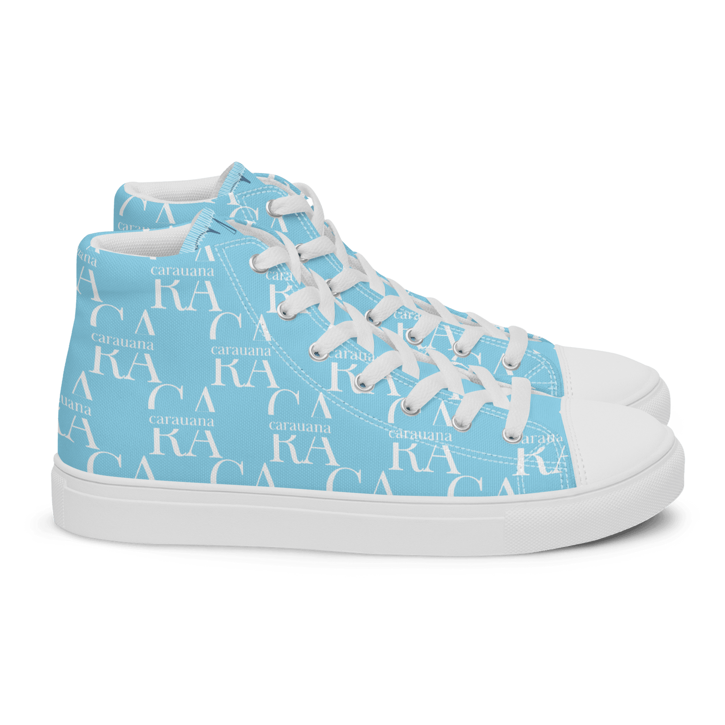 CARAUANA Hip Hop canvas shoes sky blue Branded Carauana Store