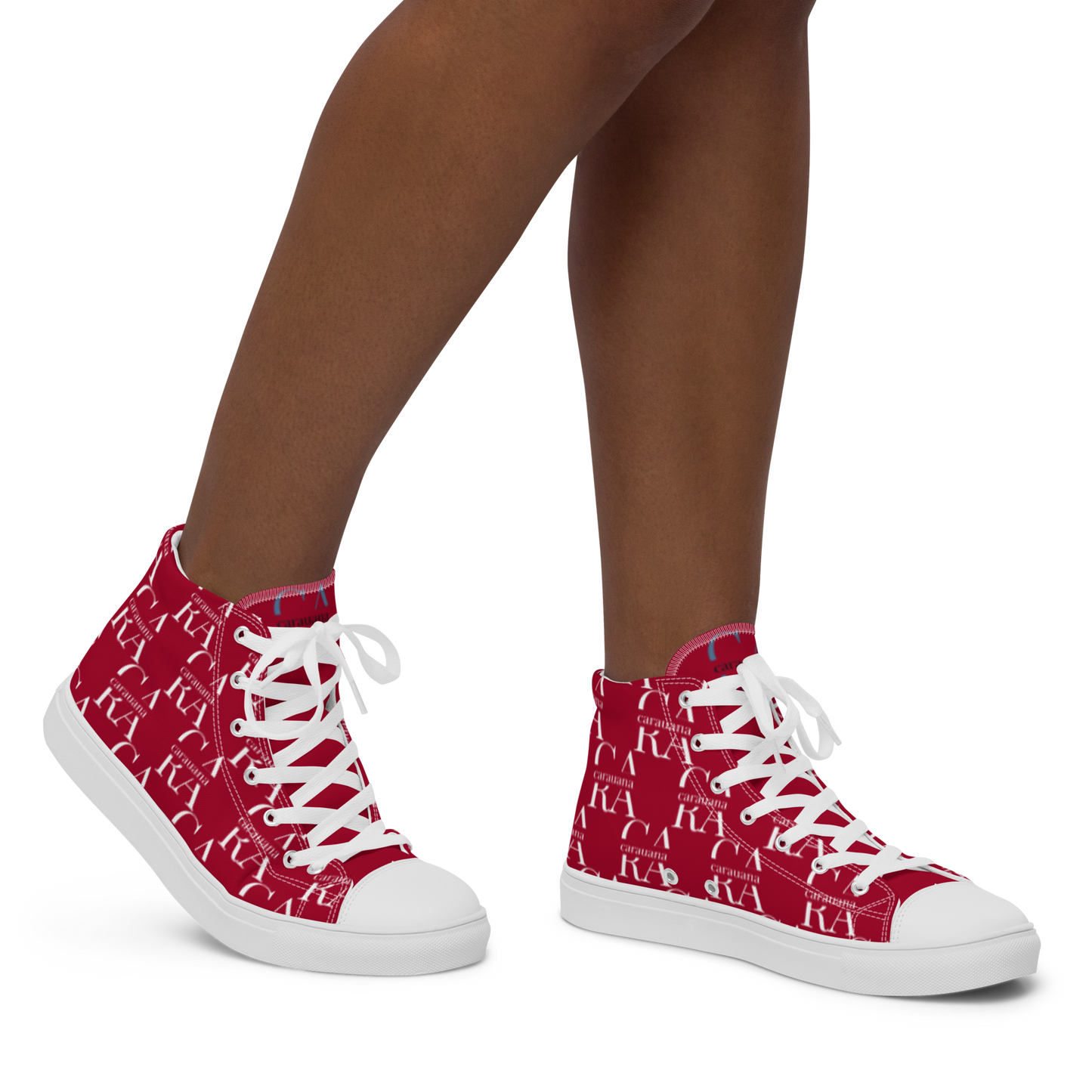 CARAUANA Hip Hop canvas shoes hot Red Branded Carauana Store