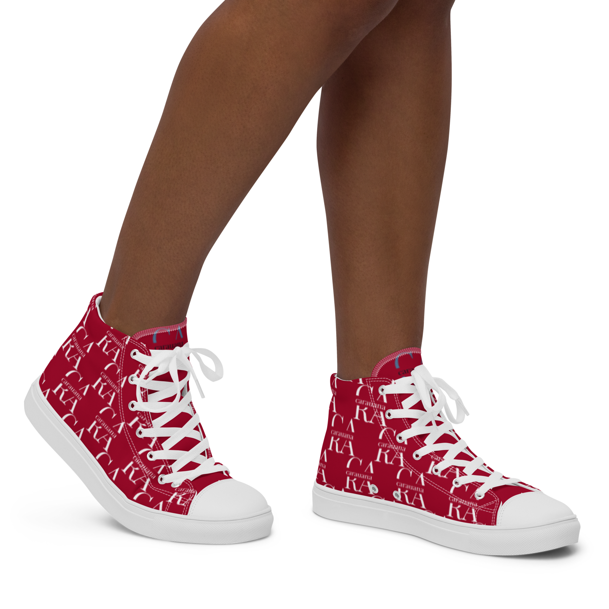 CARAUANA Hip Hop canvas shoes hot Red Branded Carauana Store