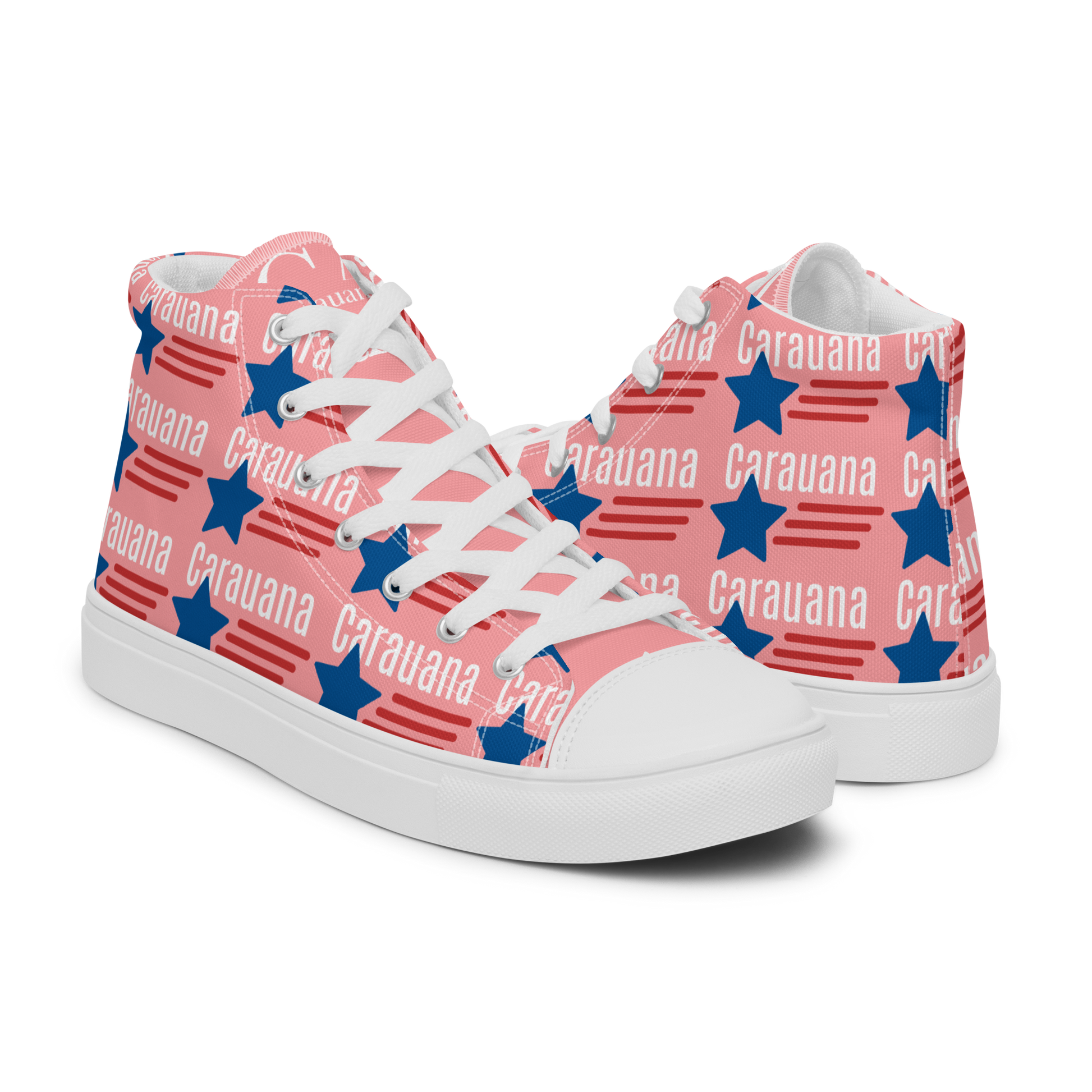 CARAUANA Hip Hop canvas shoes pink USA Carauana Store