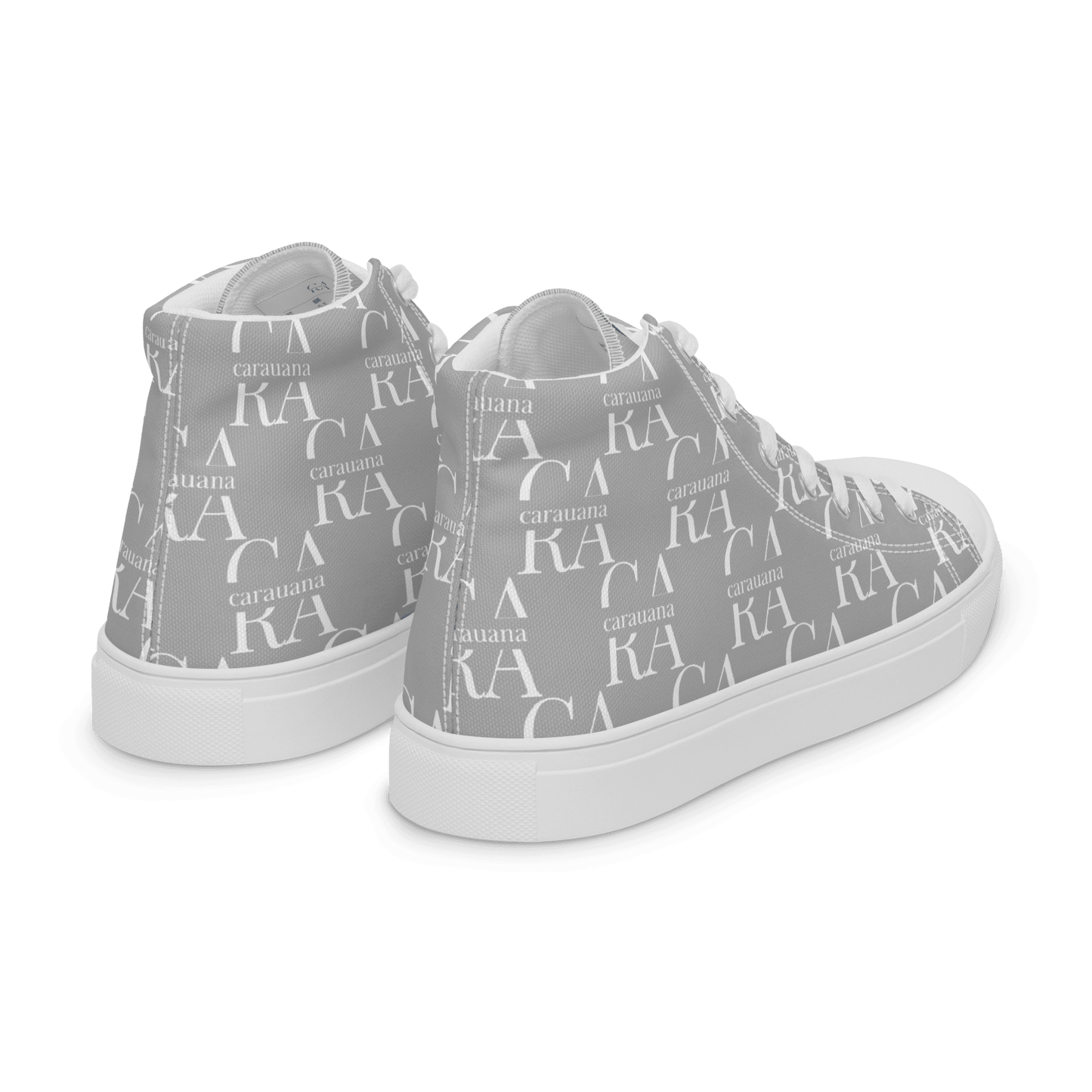 CARAUANA Hip Hop canvas shoes Grey Branded Carauana Store