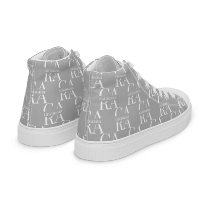 CARAUANA Hip Hop canvas shoes Grey Branded Carauana Store