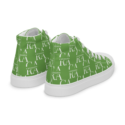 CARAUANA Hip Hop canvas shoes Green Branded Carauana Store