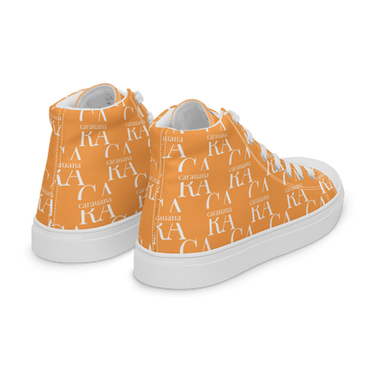 CARAUANA Hip Hop canvas shoes Orange Branded Carauana Store