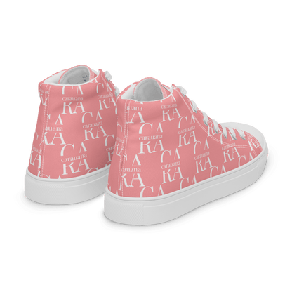 CARAUANA Hip Hop canvas shoes Pink Branded Carauana Store