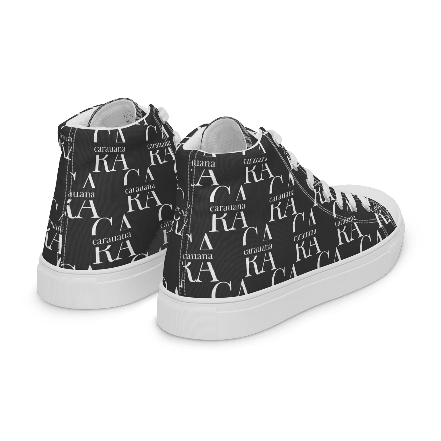 CARAUANA Hip Hop canvas shoes black Branded Carauana Store