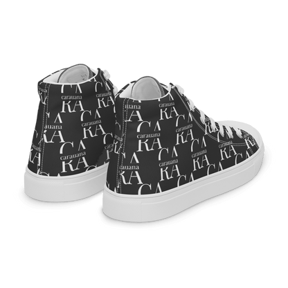 CARAUANA Hip Hop canvas shoes black Branded Carauana Store