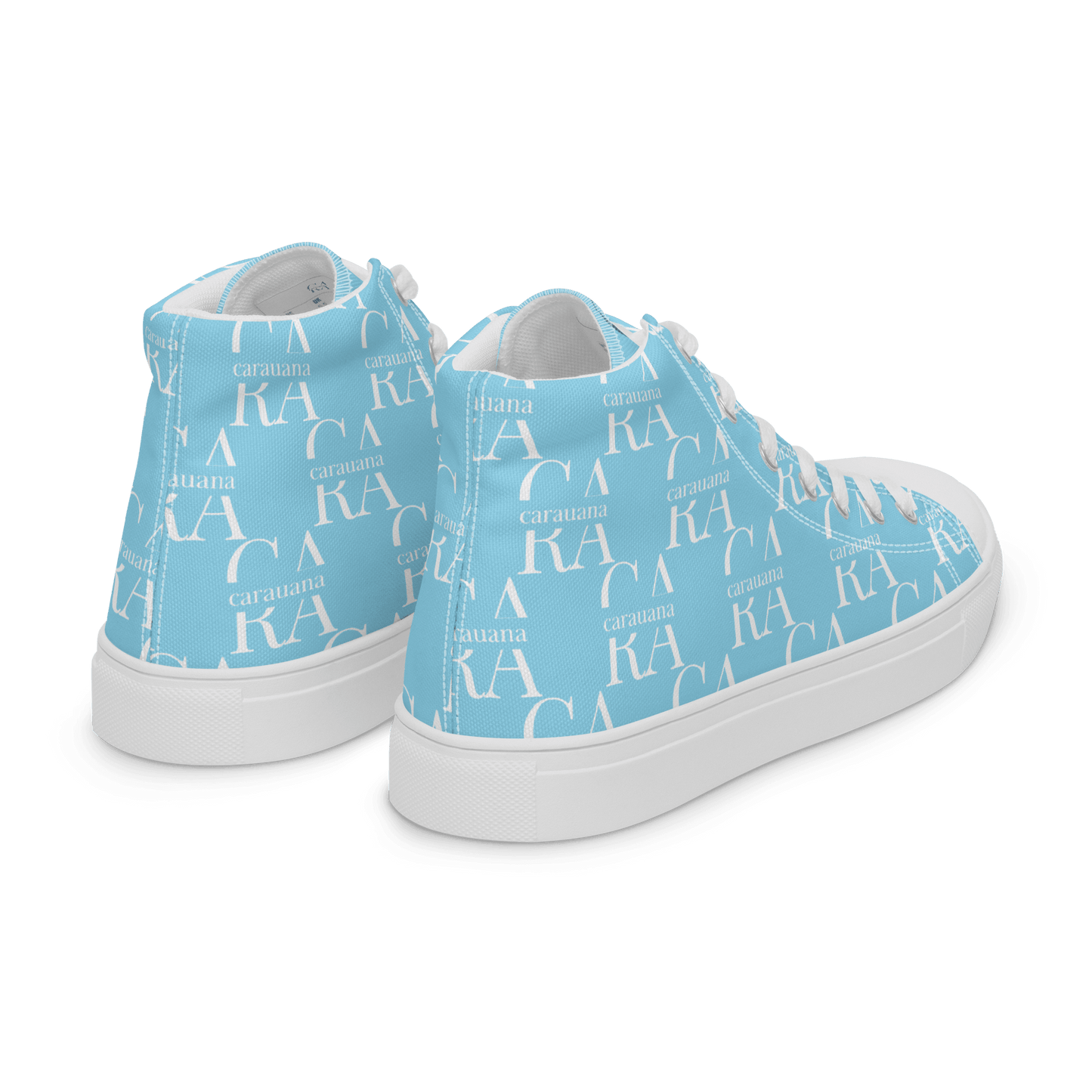 CARAUANA Hip Hop canvas shoes sky blue Branded Carauana Store