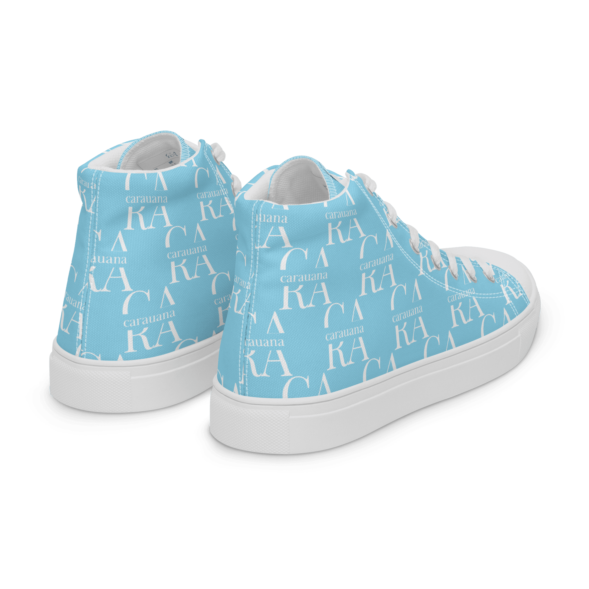 CARAUANA Hip Hop canvas shoes sky blue Branded Carauana Store