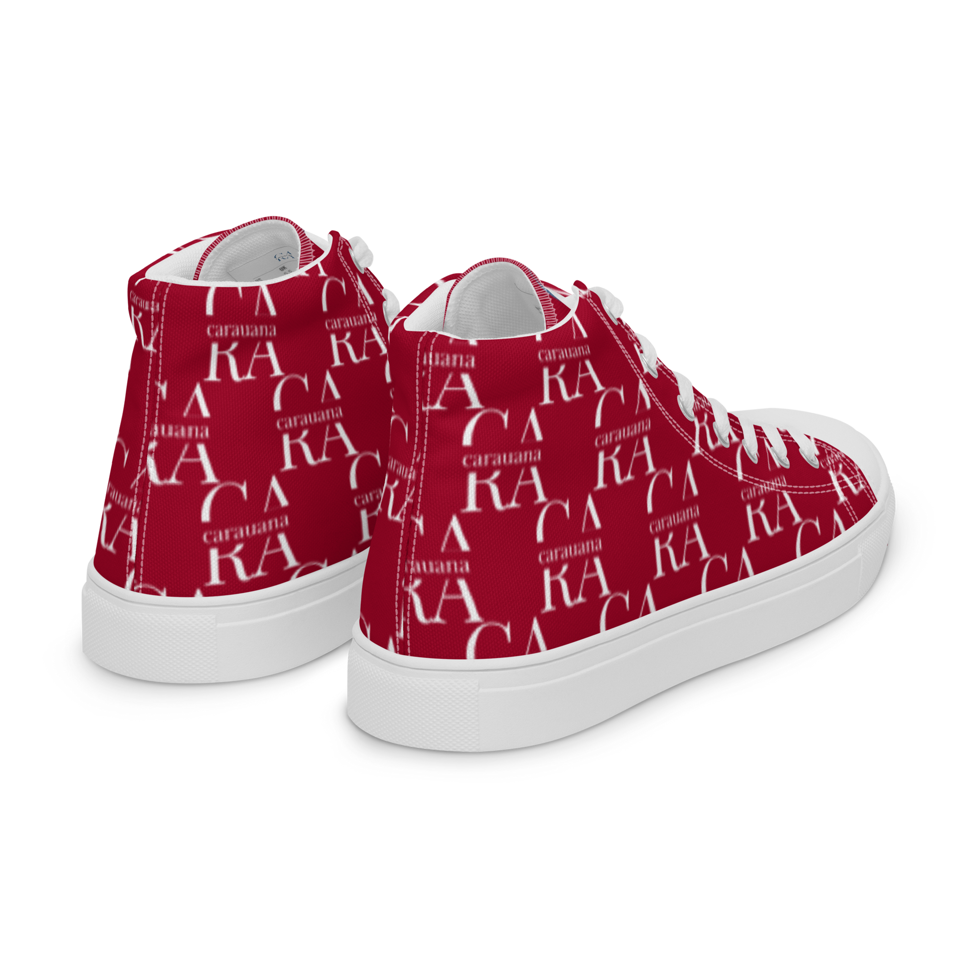 CARAUANA Hip Hop canvas shoes hot Red Branded Carauana Store