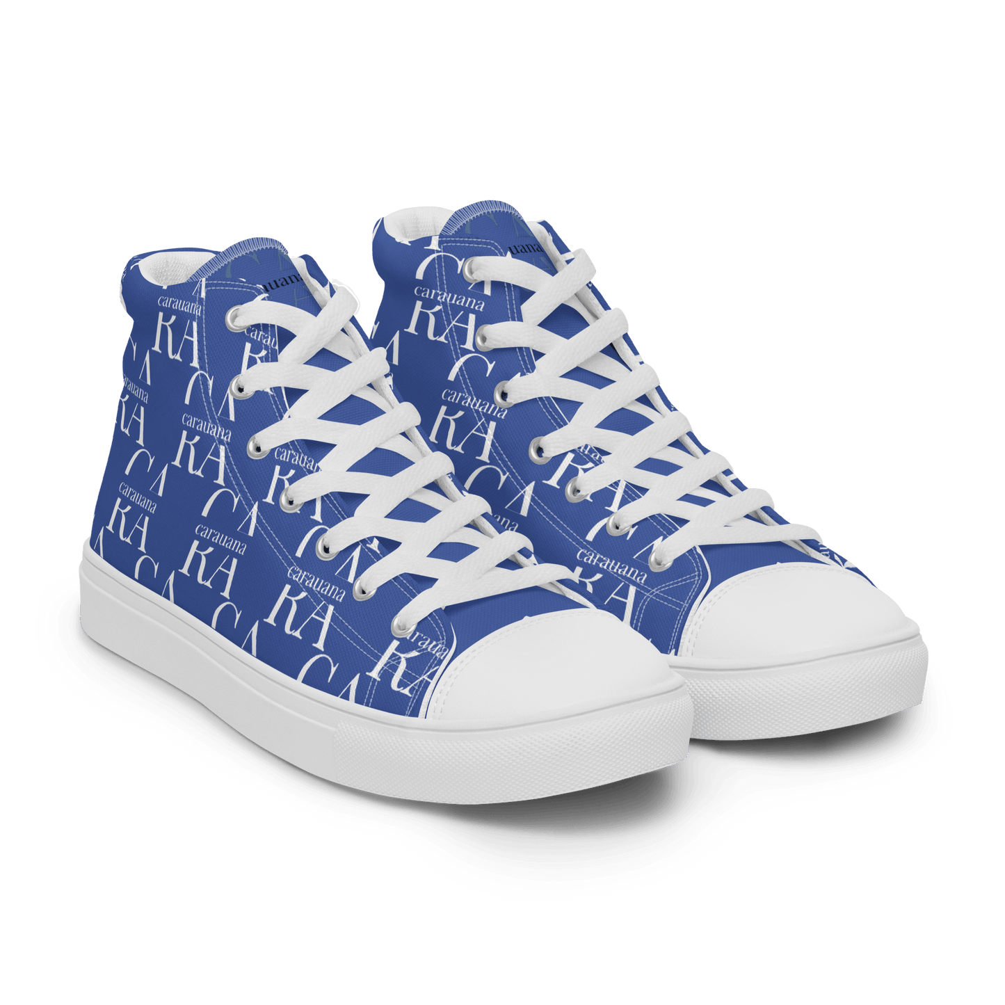 CARAUANA Hip Hop canvas shoes Blue Branded Carauana Store