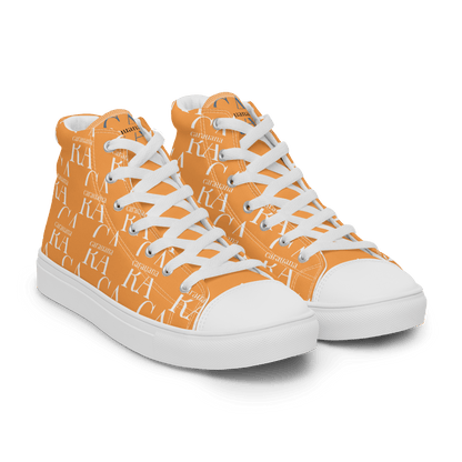 CARAUANA Hip Hop canvas shoes Orange Branded Carauana Store