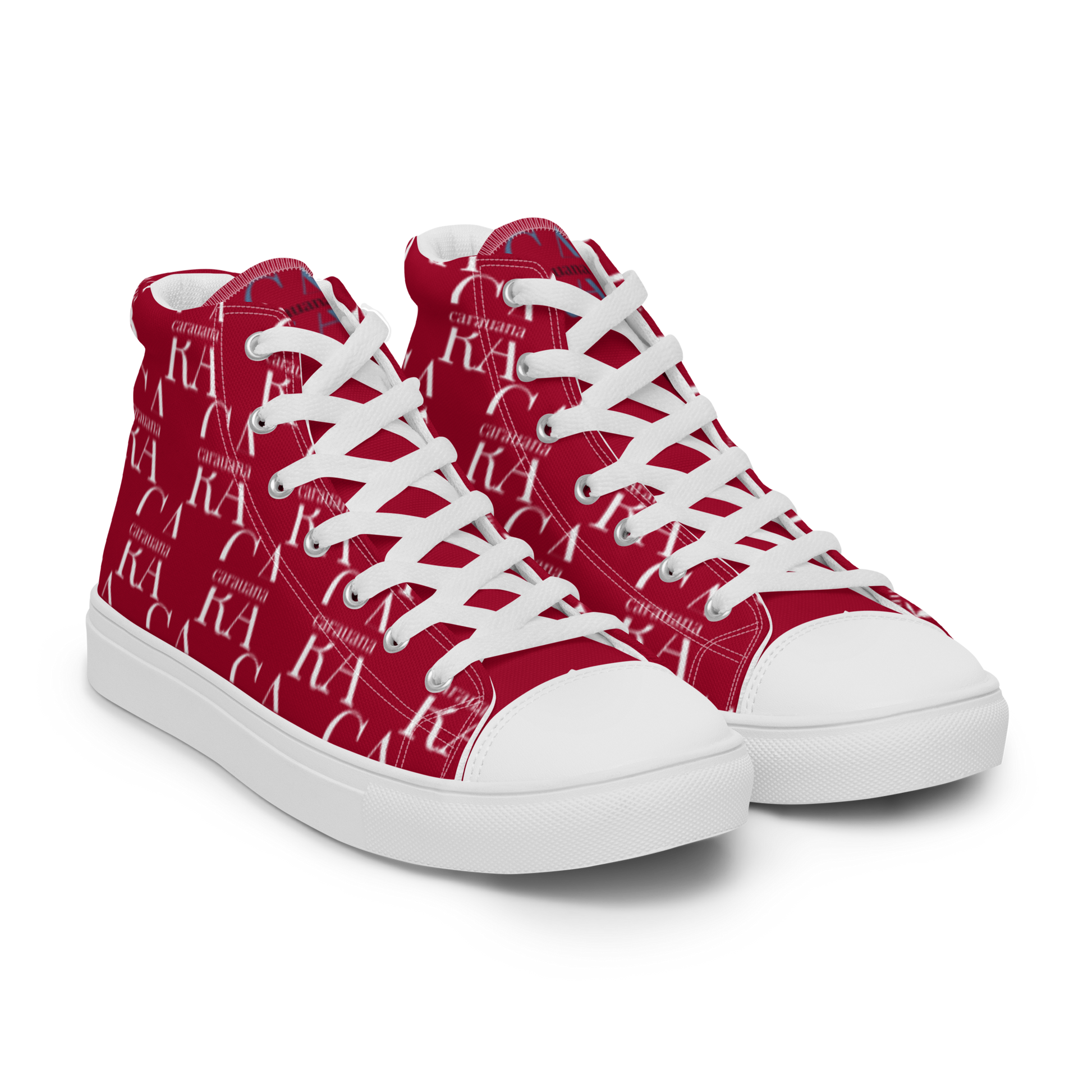 CARAUANA Hip Hop canvas shoes hot Red Branded Carauana Store