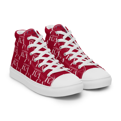 CARAUANA Hip Hop canvas shoes hot Red Branded Carauana Store