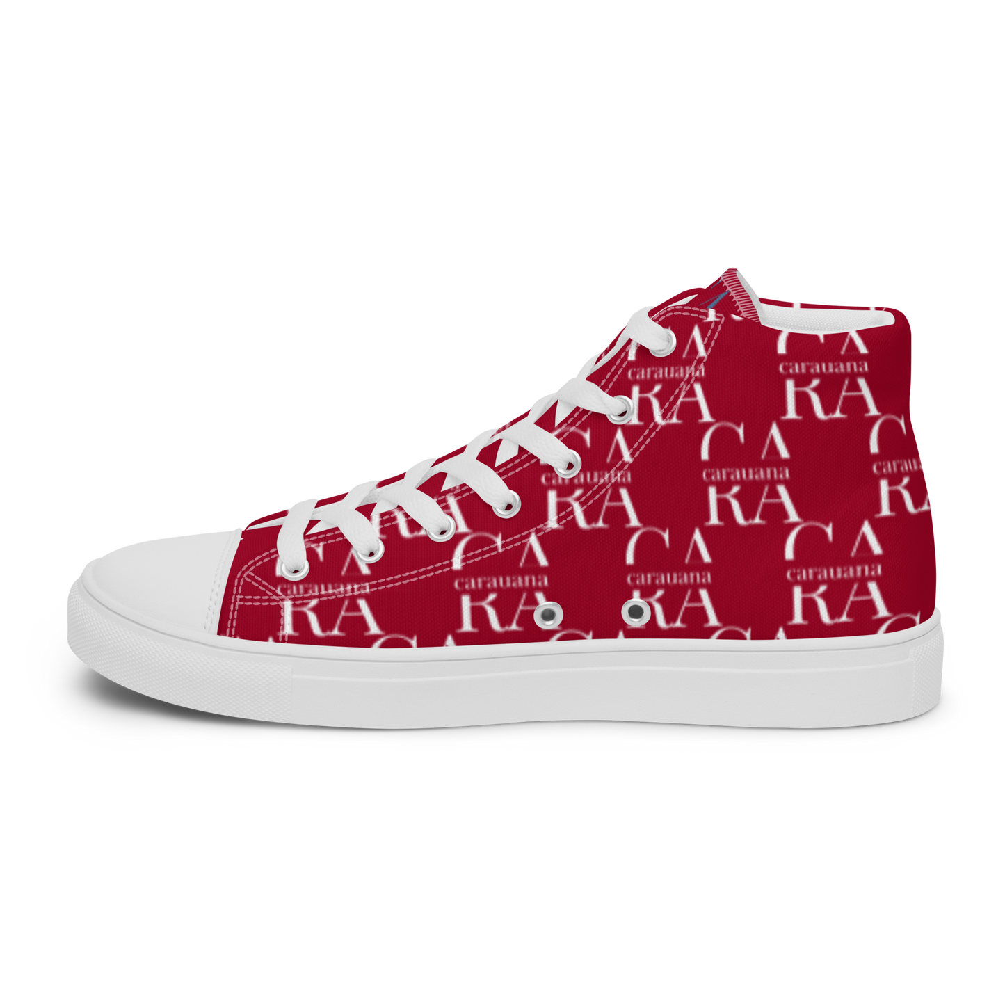 CARAUANA Hip Hop canvas shoes hot Red Branded Carauana Store